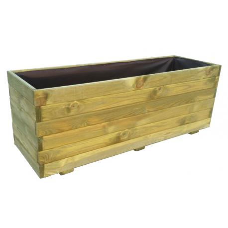 PAPILLON FIORIERA RETT LEGNO IMPREGNATO 100X40XH30CM