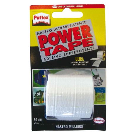 HENKEL NASTRO POWER TAPE BIANCO 50X5MT