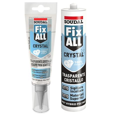 SOUDAL SIGILLANTE ADES FIXALL CRYSTAL TRASP 290ML