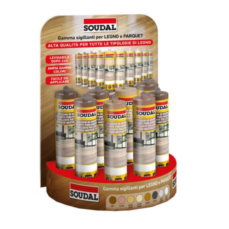 SOUDAL ESPOSITORE SIGILLANTI ACRILICI LEGNO SOUDAL