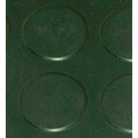 TAPPETO PVC A BOLLI NERO MT.2X25 SP 1MM