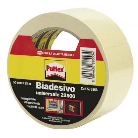 HENKEL PATTEX BIADES UNI 22500 NASTRO 25MMX 25M