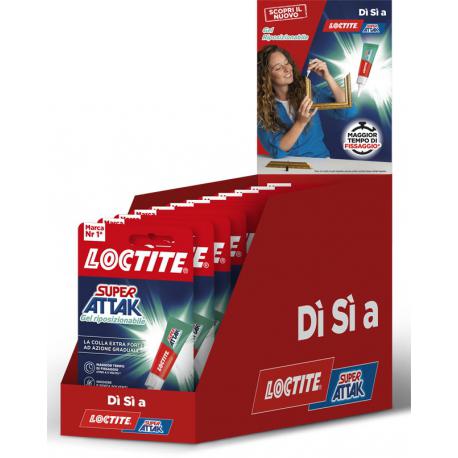 HENKEL ADESIVO SUPER ATTAK RIPOSIZIONABILE GEL 3G - tubo gr 3