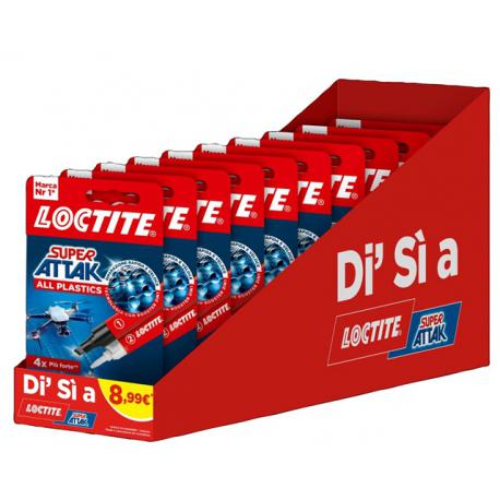 HENKEL ADESIVO SUPER ATTAK ALL PLASTICS 2GR+4ML