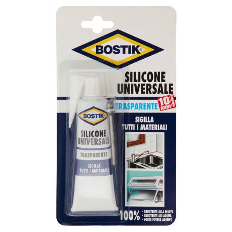 BOSTIK BOSTIK SILICONE UNIVERSAL TRASP BLISTER 60ML