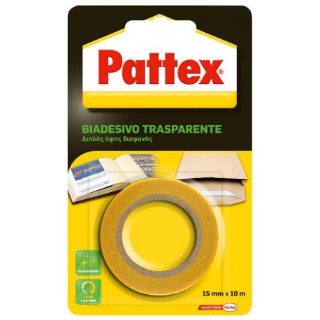 HENKEL PATTEX BIADESIVO TRASPAR NASTRO 15MMX 10M