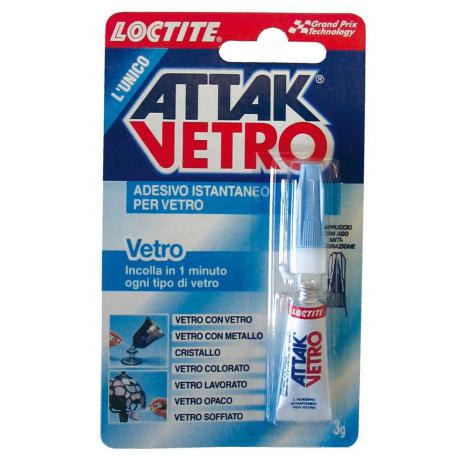 HENKEL ADESIVO ATTAK VETRO ISTANTANEO 3 G