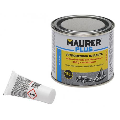 MAURER PLUS VETRORESINA PASTA MPLUS C/CATALIZZATOR 375ML
