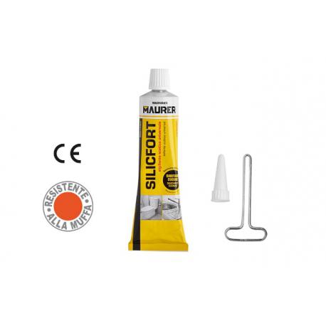 MAURER SIGILLANTE ACETICO SILICFORT TUB TRASP 60ML