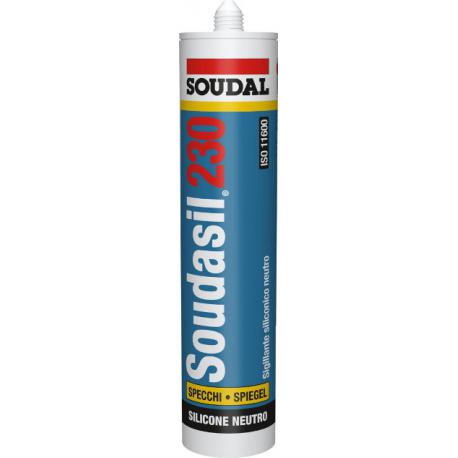 SOUDAL SIGILLANTE NEUTRO SOUDASIL 230 SPECCHI 310ML