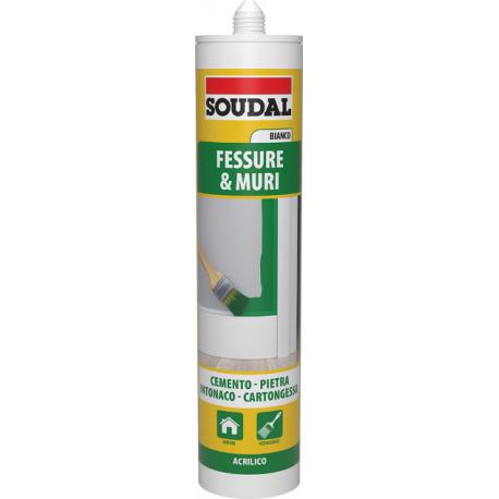 SOUDAL SIGILLANTE ACRILICO FESSURE BIANCO 300ML