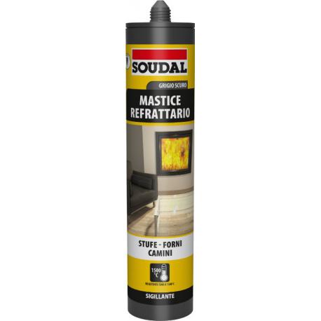 SOUDAL SIGILLANTE MASTICE REFRAT 1500G GRIGSCU 290ML