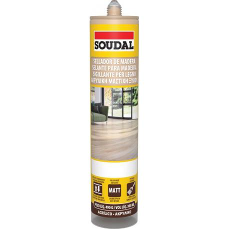 SOUDAL SIGILLANTE ACRILICO LEGNO ROVERE MEDIO 300ML