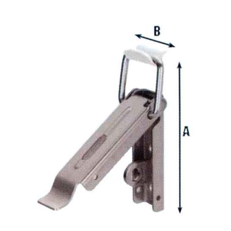 ALDEGHI GANCI PER CHIUS CASSE 83X25 INOX /1142IN 1142IN00