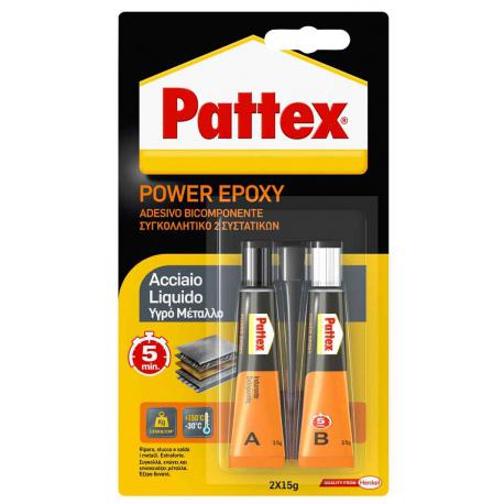 HENKEL PATTEX POWER EPOXY ACCIAIO LIQUIDO BL11+11G