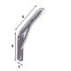 ALDEGHI MENSOLA ACC ST VB C/SAET 490x320x41/3522 3522VB50_P8