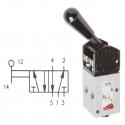 VALVOLA 154-900 COM.LEVA-5 VIE-A.C. 1/4