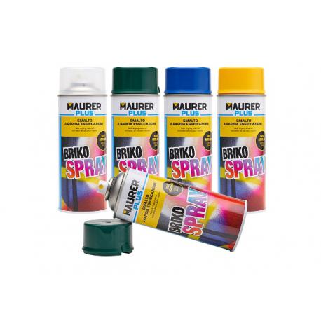 MAURER PLUS BRIKOSPRAY NERO LUCIDO RAL9005 400ML RAL 9005