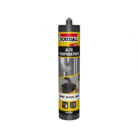 SOUDAL SILICONE ACETICO ALTA TEMP ROSSO 310ML