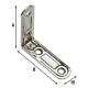 ALDEGHI LASTR STAMP 4 FORI ANG 50x50 INOX /164IN 164IN55