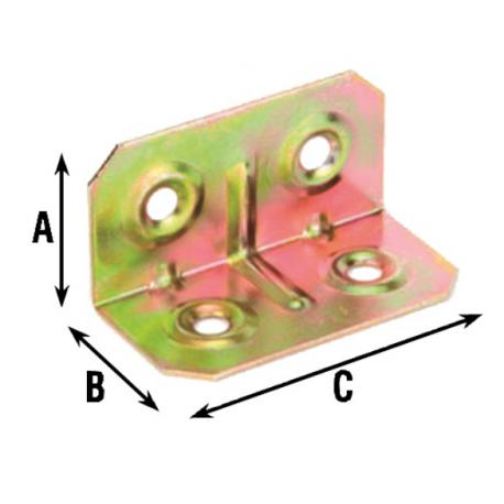 MAURER PIASTRINA AD ANG 4 FORI 20x20x40 AT /161 161AT22