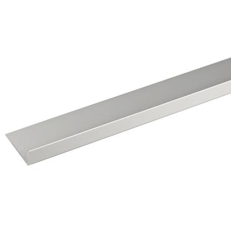 ARCANSAS PROFILO ANGOLARE L ALU ARGENTO 15X10MM 2MT