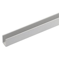 ARCANSAS PROFILO CANALINO U ALU ARGENTO 10X15MM 2MT