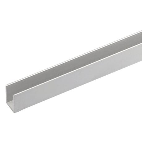 ARCANSAS PROFILO CANALINO U ALU ARGENTO 8X8 MM 2MT