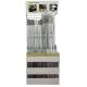 ARCANSAS PROFILO TUBO QUADRO ALU ARGENTO 25X25MM 2MT