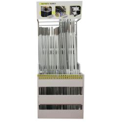 ARCANSAS PROFILO TUBO QUADRO ALU ARGENTO 25X25MM 2MT