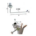 MAURER GANCIO A L DIR PARETE 120X150X25 AZ/4030 4030AZ150