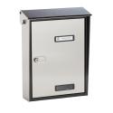 SILMEC CASSETTA POSTA S02 LETTERE TETTO FISSO INOX 10-002 - per chiave grezza vedi cod.20504