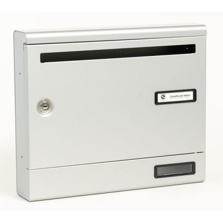 SILMEC CASSETTA POSTA S01 C/TETTO APRIB LAM GR FERRO 10-201.84 - per chiave grezza vedi cod.20504