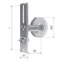 FACAL SGABELLO FACAL FILO DOPPIA SALITA GR.3 FI-3 - gradini 3