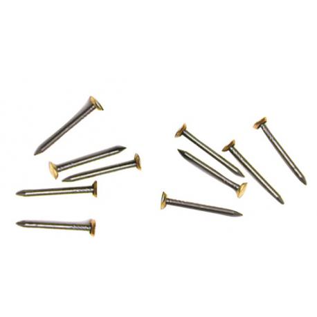 MAURER CHIODI ACCIAIO C/TESTA OTTONE 1,9X30MM 15PZ 13102007