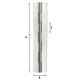 ALDEGHI CERN METRAGGIO 1980x40 INOX-PI /1200IN 1200IN040PI