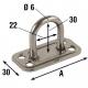 ALDEGHI CAVALL MAGLIA TONDA 60X30 INOX /865IN 865IN2125