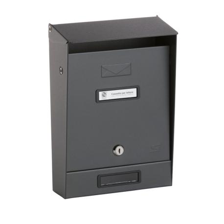 SILMEC CASSETTA POSTA S01 LETT TETTO APRIB INOX 10-001 - per chiave grezza vedi cod.20504