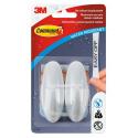 3M GANCIO PLAST BIANCO M PZ.2 3M W17081B W17081 - Pz.2 per confezione