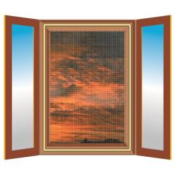 ZANZARIERA KIT BRONZO DV40 140/120-H160
