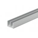 ARCANSAS PROFILO CANALIN DOPPIA U ALU ARG 16X12MM 2MT