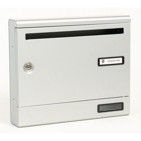SILMEC CASSETTA POSTA S014 RIVISTA INOX X RECINZIONI 10-014 - per chiave grezza vedi cod.20504