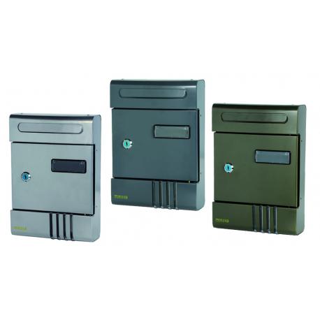 MAURER CASSETTA POSTA NOTES LETTERE LAMIERA ANTRACIT