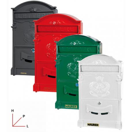 MAURER CASSETTA POSTA ROYAL RIVISTA ALLUM ROSSO