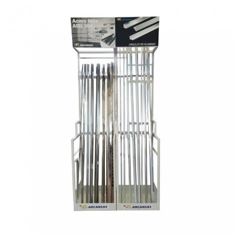 ARCANSAS ESPOSITORE PROFILI ALU EDDY VUOTO 56X47CM