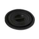 BIDONE C/COPERCHIO CERNIERA NERO 100L