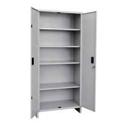 PRO-METAL ARMADIO LAMIERA 4 RIPIANI 2 ANTE 100X40X179,5