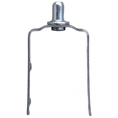 STAFFA FORCELLA X RULLO LEGNO C/PERNO 12