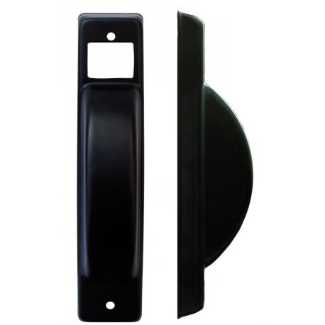 PLACCA X AVV.SEMINCASSO MT.8 FERRO NERO - per portefinestra