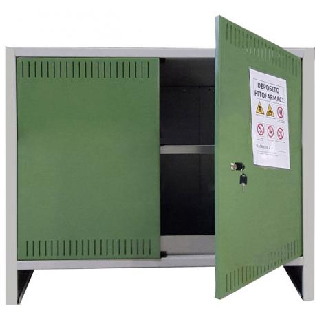 PRO-METAL ARMADIO FITOFARMACI BASSO 1RIP CM100X40 H 80
